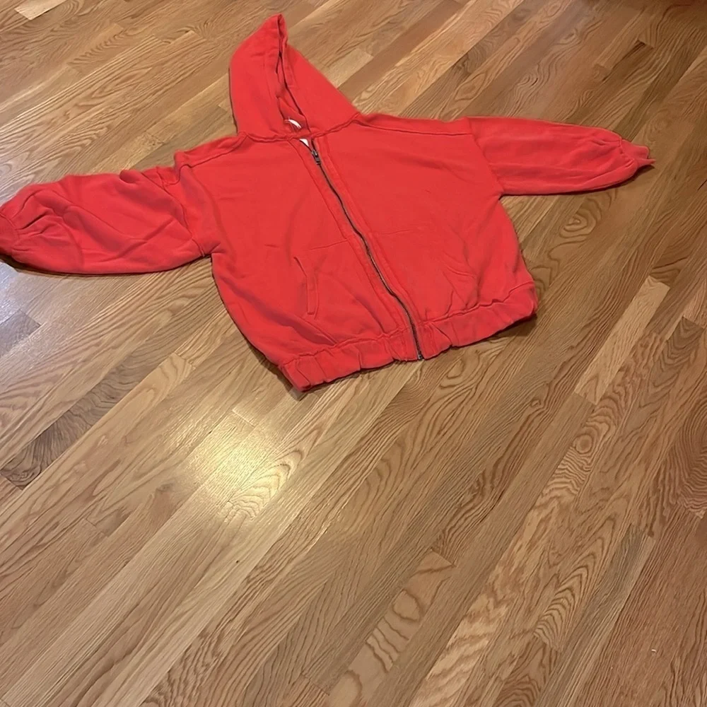 Free People Lucky Zip-Up Size Large NWT